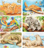 Goki - Travel Size Mini Australian Animals Puzzle 24pcs - Kangaroos