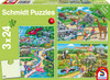 Schmidt 3x24pc - Day at the Zoo Puzzle