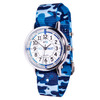 EasyRead  Past & To Time Teacher Watch -  Blue Camo Strap with White Face