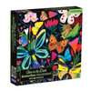Mudpuppy 500pc - Butterflies Illumingated Glow in the Dark Puzzle