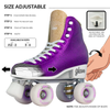 Crazy Skates - Glam Size Adjustable Roller Skates - Purple