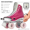 Crazy Skates - Glam Size Adjustable Roller Skates - Pink