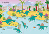 Usborne - Little First Stickers - Dinosaurs