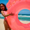 Sunnylife - Luxe Pool Ring Shell - Neon Coral