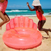 Sunnylife - Luxe Pool Ring Shell - Neon Coral