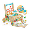 Melissa & Doug -  Wooden Shape Sorting Grocery Cart