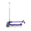 Globber PRIMO Foldable Plus  Scooter with Light Up Wheels - Violet