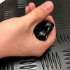 Kaiko Fidgets - Smooth Black Hand Roller in Black Carry Case