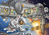 Ravensburger 100pc - On The Space Station Puzzle