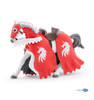 Papo - Horse of Unicorn Knight with spear Figurine