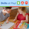 Melissa & Doug - Wooden Magnetic Pattern Block Set