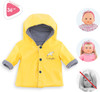 Mon Grand Poupon - Loire Riverside Reversible Raincoat - 36cm