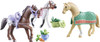 Playmobil - Horses of Waterfall - 3 Horse Set: Morgan, Quarter Horse & Shagya Araber 71356