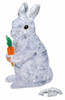 Crystal Puzzle 3D - Clear Rabbit 48 piece