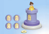 Playmobil 1.2.3 & Disney - Belle's Play Tower with Sound 71458