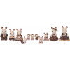 Sylvanian Families - Chocolate Rabbit Family 40th Anniversary Set