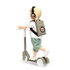 Lundby Doll's House - Girl Doll with Scooter and Backpack