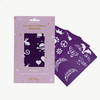 Oh Flossy - Reusable Adhesive Face Paint & Makeup Stencils - Purple