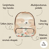 Sassi Junior Eco Backpack - Gnawy The Sloth