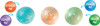 Sensory Sprouts - Galaxy Glitter Balls Orange