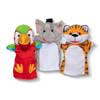 Melissa & Doug - Safari Puppet Set - 6pc