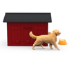 Schleich Farm Life - Dog Kennel with Golden Retrievers 42722 **Damaged Packaging**