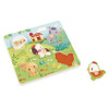 Janod - Tactile Farm Peg Puzzle