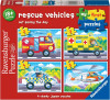 Ravensburger - My First Puzzles - Rescue Vehicles 2, 3, 4, 5 pc Puzzles