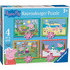 Ravensburger - Peppa Pig 4 in a Box - 12, 16, 20, 24pc Puzzles