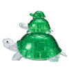 Crystal Puzzle 3D - Green Turtles 37 piece