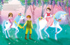 Usborne - Sticker Dolly Dressing - Unicorn Princesses