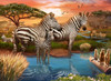 Ravensburger 500pc - Zebras at the Waterhole Puzzle