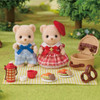 Sylvanian Families - Biscuit Bear Sister & Brother - Delicious Picnic Set