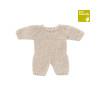 Miniland Clothing 21cm - Eco Knitted Doll Pyjamas - Beige