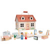 Woet by New Classic Toys - Folding Doll's House with Furniture