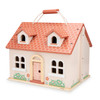 Woet by New Classic Toys - Folding Doll's House with Furniture