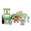 New Classic Toys - Wooden Tractor with Animals
