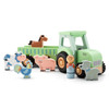 New Classic Toys - Wooden Tractor with Animals