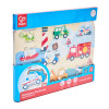 Hape - Emergency Vehicles Peg Puzzle