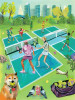 New York Puzzle Company 500pc - Pickleball Puzzle