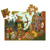 Djeco - Robin Hood Silhouette Puzzle - 36pc