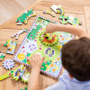 Melissa & Doug -  Wooden Animal Chase Gear Puzzle
