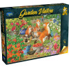 Holdson 1000pc Jigsaw Puzzles - Garden Visitors - Foxes in the Veggie Patch