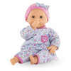 Corolle Calin Capucine soft baby doll with floral outfit and pink bow headband