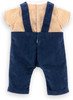 Corolle - Mon Premier Striped T-Shirt and Navy Overalls Set 30cm
