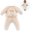 Corolle - Amour Beige Jogging Set for Corolle 36cm Mon Grand Baby Dolls