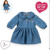 Corolle - Long-Sleeved Denim Dress for Ma Corolle 36cm Dolls