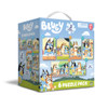 Bluey 6 puzzle pack featuring 3 skill levels and Bluey family characters