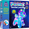 Prismic Build Your Own 3D Puzzle Unicorn Lantern with colourful glowing crystal-style design