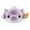 ZURU - Hug-a-Lumps Weighted Fluffy Plush Medium 1.3Kg - Harley The Hippo